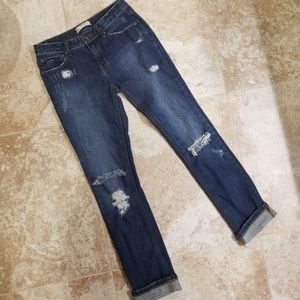 FREE PEOPLE distressed skinny jeans